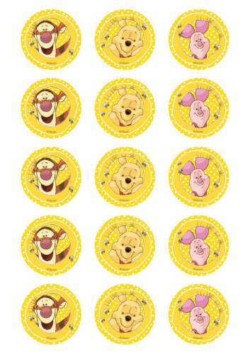 Pooh Bear Cupcake Images - Click Image to Close